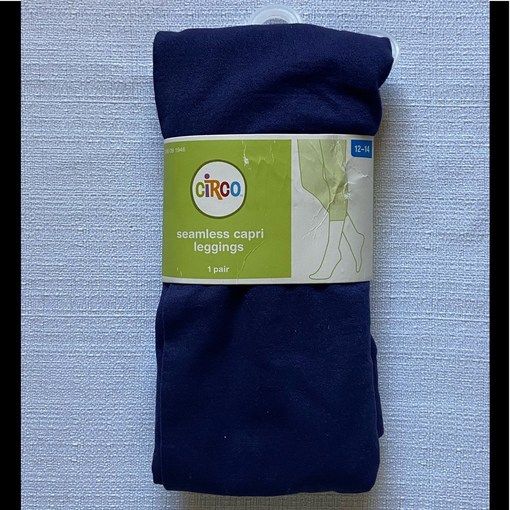 Circo Blue Seamless Capri Leggings